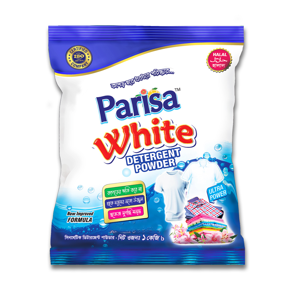 Parisa White Detergent Powder 1kg.